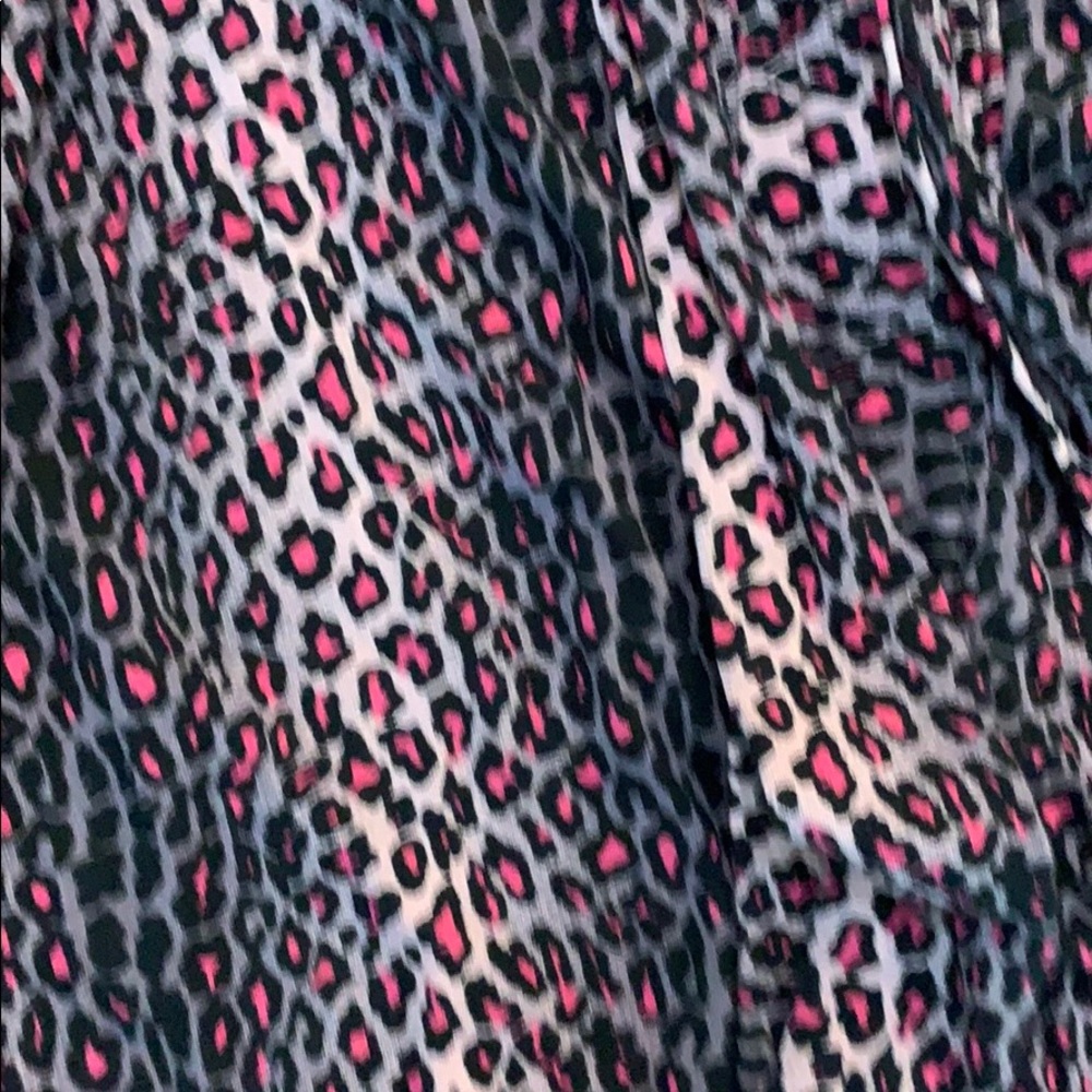 EUC Cosabella pink leopard print baby doll & robe - Picture 6 of 9